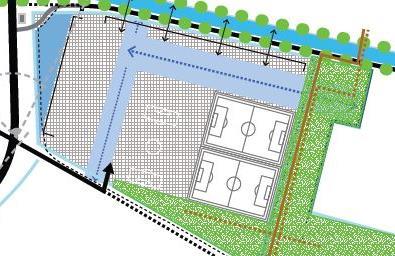 Waterstructuur Water in het plangebied: oost/west en noord/zuid verbindingen Waterbeheeraspecten die bepalend zijn voor de inrichting (en dus ook de bestemmingsplanregels) Veiligheid: verboden (bouw)