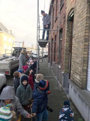 en Elien op stap met onze kinderen.