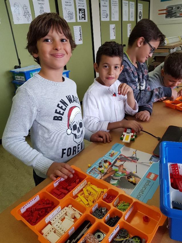 Techniektalenten in het 3 de leerjaar: LEGO