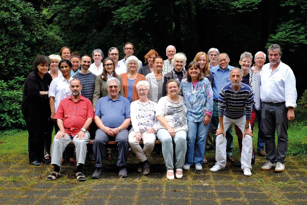 Theosofische Vereniging in Nederland Foto: Deelnemers Seminar en Retreat To Be a Lamp Onto Oneself met Fernando