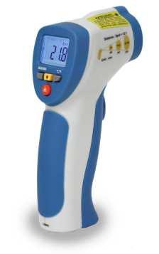 6 Infrarood thermometers Infrarood thermometer P4965 Infrarood thermometer met laserstraal markering van het meetoppervlak.