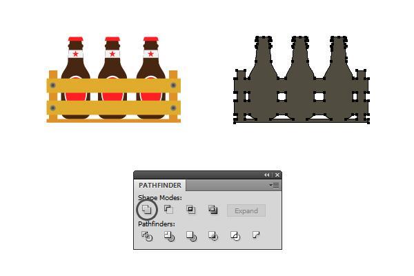 Stap 35 Selecteer de bierpul (zonder de "highlight" -groep) samen met het schuim en kopieer en plak op zijn plaats (Shift-Control-V).