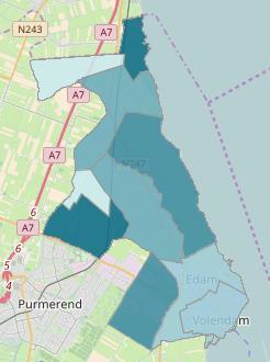 14/26 Ledenpercentage in de gemeente Edam-Volendam: