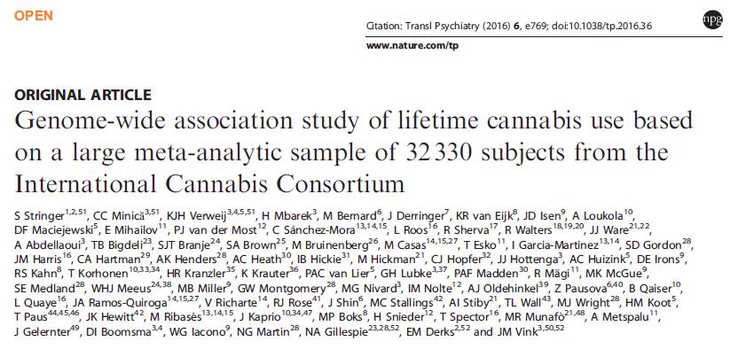 ICC study 1 GWAS of