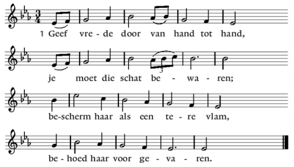 ! We zingen samen: Geef vrede door van hand tot hand ~ Lied 1024 2.