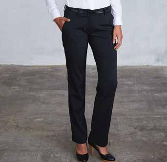 CORPORATE PA75 D ARK NAVY S. GREY NEW LADIES TROUSERS 60 g/m 2 96% polyester / 4% elasthan.