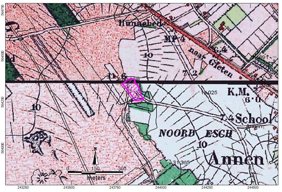 3.3 Historische situatie Annen wordt voor het eerste genoemd in historische bronnen rond 1309, maar waarschijnlijk gaat de naam verder terug.