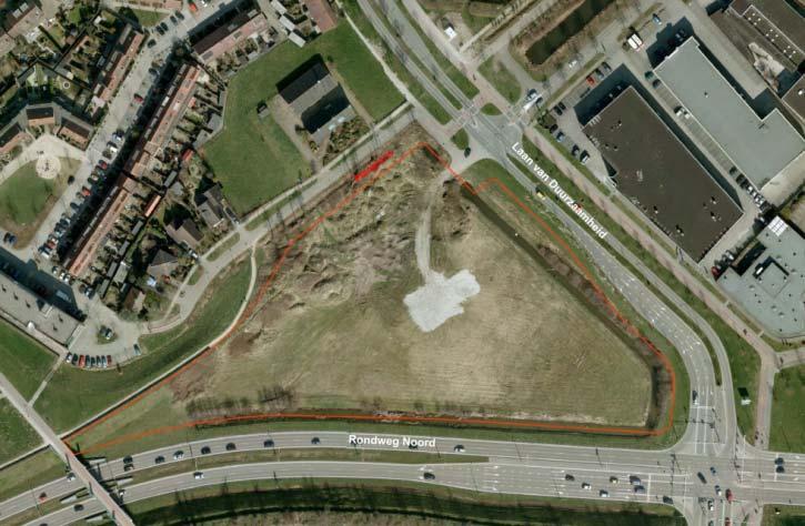 SPA WNP ingenieurs 21620165.R03 1. INLEIDING Op de hoek van de Rondweg-Noord en de Laan van Duurzaamheid in Amersfoort wil men woningbouw realiseren en een tankstation (zie afbeelding 1).