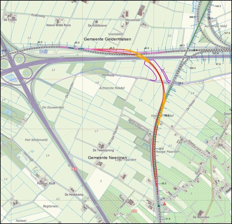 2 BESCHRIJVING PLANSITUATIE In dit hoofdstuk wordt per deelgebied een toelichting op de situatie na uitvoering van het voornemen gegeven. 2.