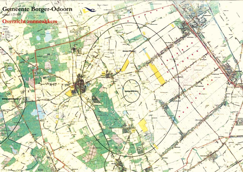 Zonne-akkers akkersborger Borger-Odoorn 1. Paardetangendijk (41 ha) 2. Hooghweg Energy Buinen (6,3 ha) 3.
