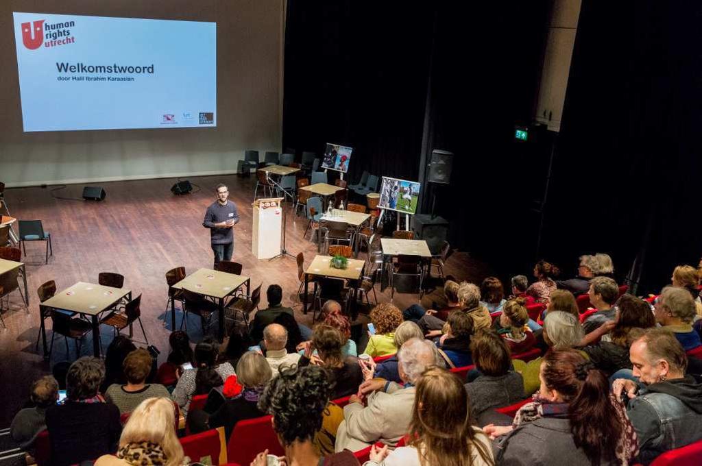 Op 8 december jl. organiseerde Art.1 Midden Nederland (Art.1 MN) i.s.m. Gemeente Utrecht en Het Huis Utrecht het MensenrechtencafeXL 'Utrecht Mensenrechtenstad, ook na de verkiezingen!