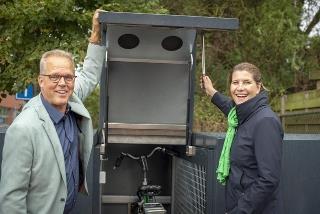 Voorzieningen op een Fietskluizen Bewaakte fietsenstalling NS Bewaakte