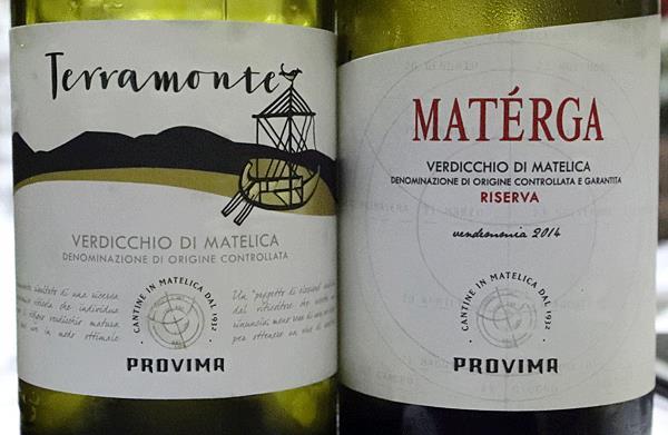***(*) Matérga 2014 - Verdicchio di Matelica Riserva DOCG 100% verdicchio uit de beste wijngaarden. Laag rendement.