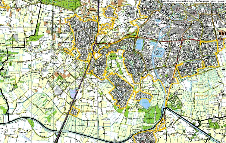 FIGUUR 5.5 OMGEVING NOORD-WEST De naam Noordwest geeft een idee van de ligging binnen de gemeente Breda.