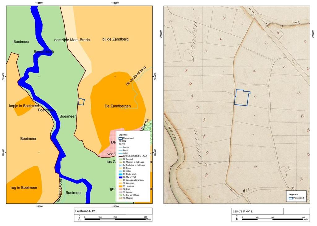 3 Landschappelijke gegevens en historische context Op de geomorfologische kaart, de bodemkaart en de grondwatertrappenkaart in Archis2 is het plangebied niet gekarteerd omdat het is gelegen binnen de