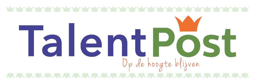 Voor de ouders/leerlingen van Daltonschool Talentrijk - vrijdag 03-11-2017 nr.3 Op de agenda 23-11-2017 24-11-2017 inleveren Inloopspreekuur logopedie T.Hof Talentpost nr.