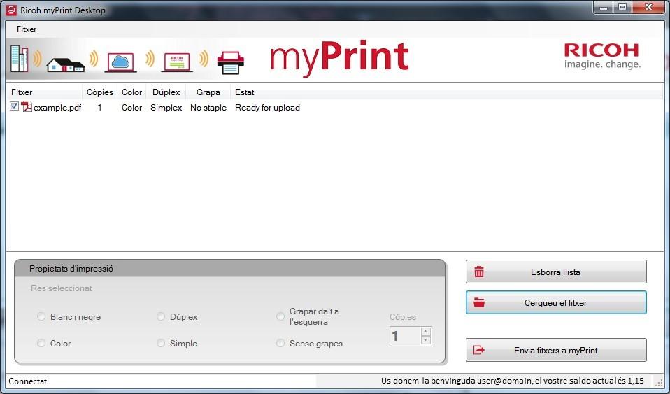 Printen via myprint Desktop myprint Desktop is een Windows programma dat u documenten laat printen, zonder dat u bent ingelogd in myprint.