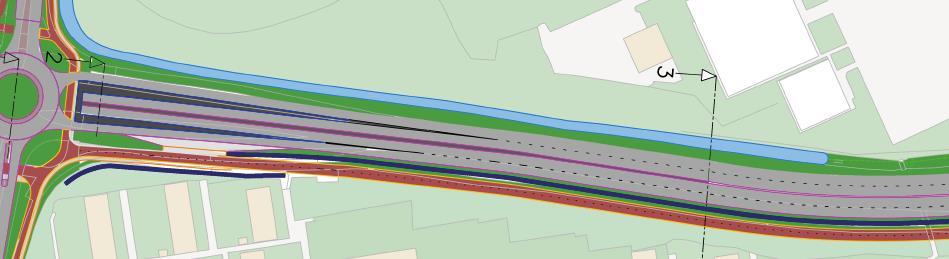 Locatie fietspad NA oost E -4- Bestaand scherm