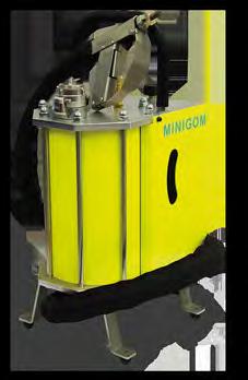 AÉROGOMMEUSE COMPACTE MINIGOM Capacité du réservoir 8 litres Inhoud van de tank 8 liter Pression