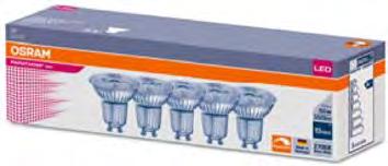 LED Osram Parathom 940 (PAQUET DE 5PCS) 25000 h / A / 5,9 W / 4000 K / Stralingshoek 36 / 51 mm Osram Parathom led-lamp