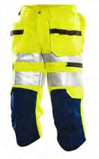 : 65221662-3167 oranje/navy Maten: C46-62, D96-124 2207 SHORTS Hi-Vis shorts met holster-zakken voor vaklieden. Nieuwe moderne pasvorm. Gecertificeerd in Hi-Vis klasse 2 overeenkomstig EN 20471.