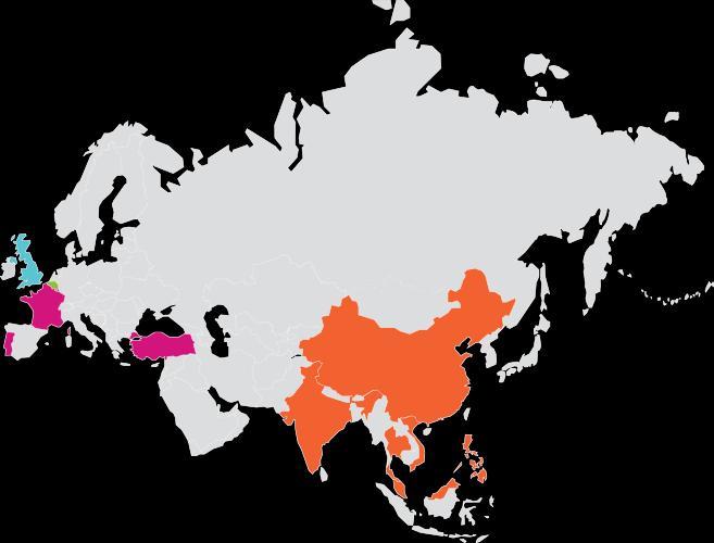 Duidelijke strategie & geografische focus 2018: Actief in 15 landen Luxemburg * Partnerschap in Leven Indirect actief in Laos, Cambodja en Singapore via onze JV partners Een duidelijke strategie voor
