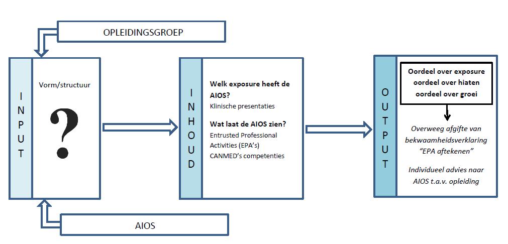 voldoende ruimte geven aan vrije tekst. Ten behoeve de efficiëntie van de OOGbespreking is het raadzaam vooraf een doelgerichte agenda per aios te maken vanuit deze voorinformatie.