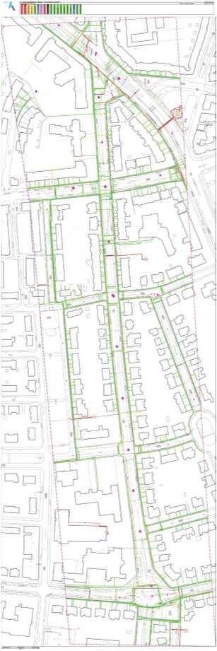 RANDVOORWAARDEN KABELS EN LEIDINGEN Ten zuiden van Archipelstraat ligt hoge druk gasleiding onder parkeerplaatsen aan westzijde.