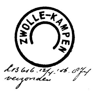 ZWOLLE-KAMPEN GRTR 0071 1906-04-12 cijfers: - letters: - bijz: uurkarakters Het grootrondstempel werd toegezonden op 12 april 1906.
