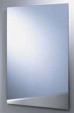 BADKAMER VISUALISATIE Spiegel 60 x 40 cm, met spiegelklemmen -niet uit het assortiment van Villroy
