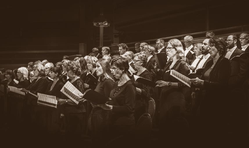 4 Het Groot Omroepkoor Hans van der Woerd Op 8 februari 2019 is het jubileumconcert van 40 jaar Omroepmuziek in Utrecht met het Radio Filharmonisch Orkest & Groot Omroepkoor, opnieuw onder leiding