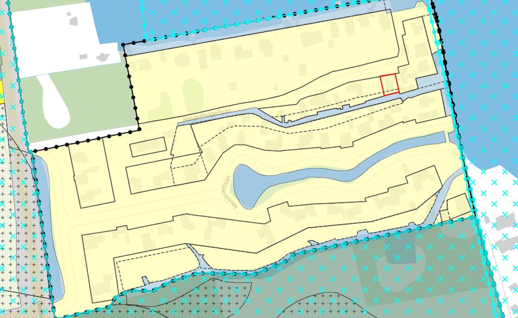 Afbeelding 2. Uitsnede bestemmingsplan Kleinere kernen (bron: ruimtelijkeplannen.nl). De bouw van de woning is niet geheel in overeenstemming met het bestemmingsplan.