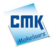CMK MAKELAARS 2 vestigingen: CMK Makelaars CMK Makelaars De Middend 96 Venedie 7 1611 KT Bovenkarspel 1601 HA Enkhuizen Tel: 0228-53 00 00 Tel.