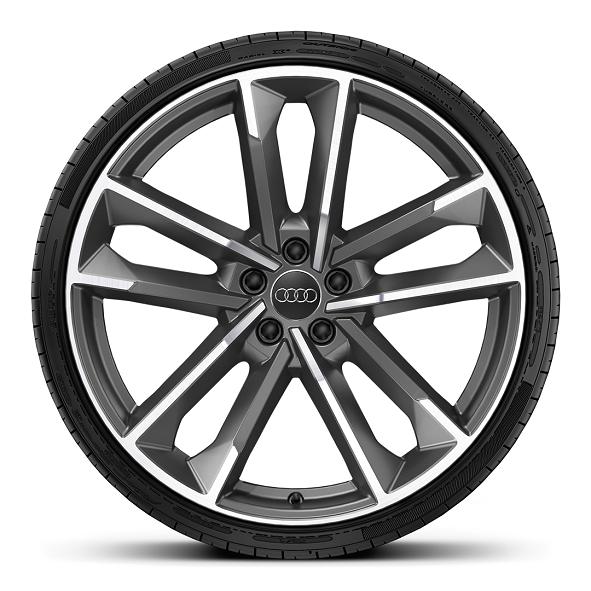 871 701 CF6 Velgen, gegten lichtmetaal 8,5J x 20 "5-dubbel arm"-design, Audi Sprt Idem; vr S line - inclusief 255/40 R