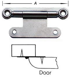 Charnière de meuble, pour porte type Louvre, sans arrêt, broche rivée, laitonnée artikelnuer 0-066-4-0 0 6-066-4-6 0 S-066-4-0- S-066-4-6-8004 Keukenmeubelscharnier, vlak, half