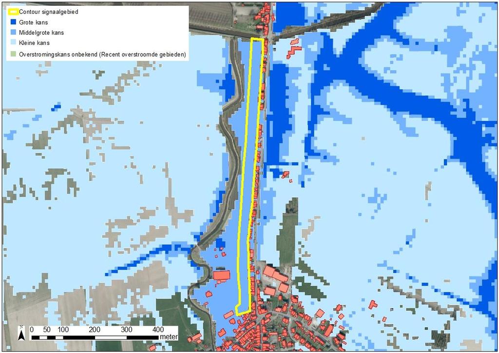 De ORL stelt dat 3 scenario s in beschouwing dienen te worden genomen voor de overstromingskaarten: kleine kans op overstromingen (terugkeerperiode van grootteorde 1000 jaar of een uitzonderlijke