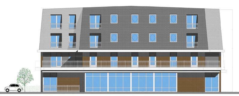 Wij merkten op dat het ontwerp in de voorgestelde vorm onvoldoende was afgestemd op de uitgangspunten in het 1+2 Appartementengebouw Hanengewei welstandsbeleid, omdat sprake was van een