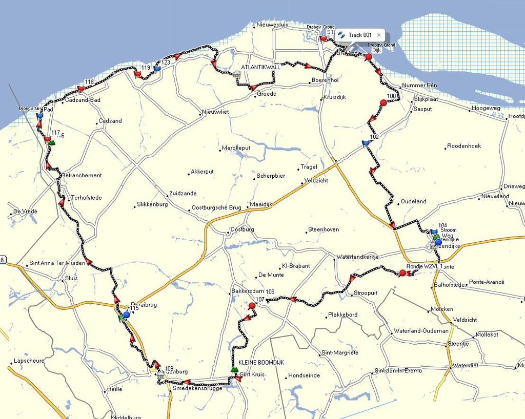 Beheer wandelnetwerk Zeeland Voorbeeld