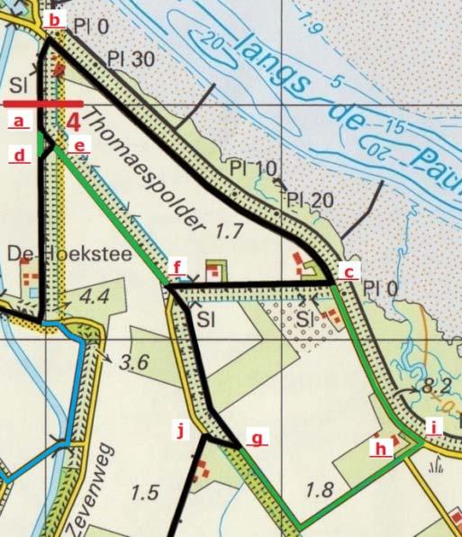 De veranderde wegaansluiting op Driewegen hadden we omcirkeld zodat hier geen misverstand over kon bestaan. Geen val dus voor RC P. Blokkade 2 (RC T) en 3 (RC Q) waren zonder problemen op te lossen.