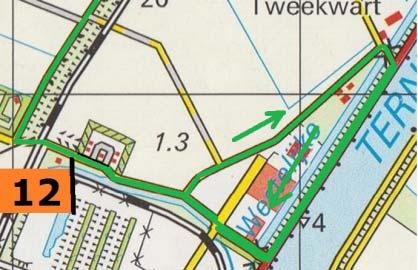 Uitleg Sportklasse, deel 2 Grensbenadering op een kaartfragment van 1:50.000 is best wel lastig.