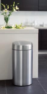 7 Touch bin ltr, Brabantia Vierkante afvalbak met