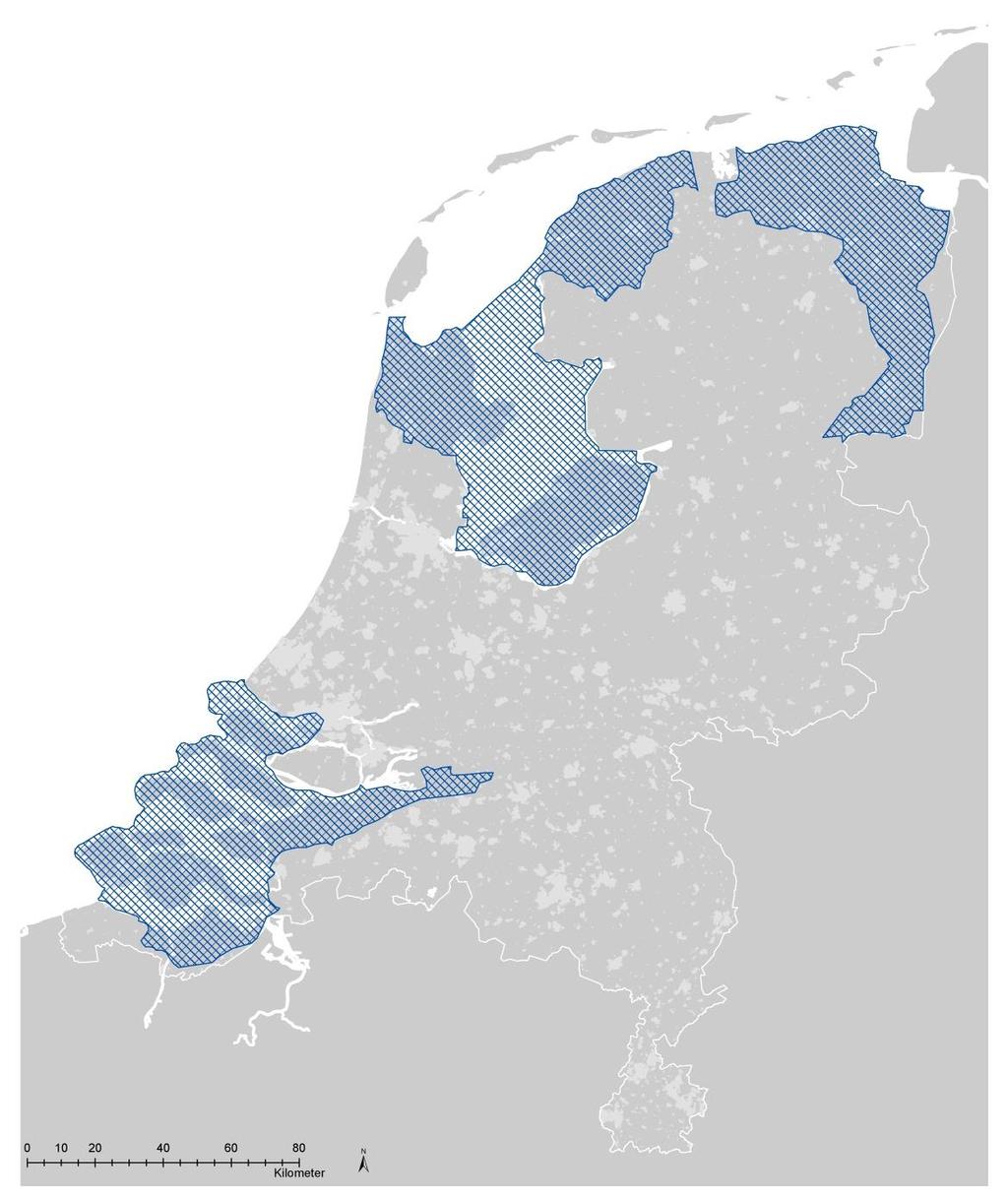 12 In Figuur 2.1 zijn de gebieden weergegeven die het Rijk in de SVIR aanduidt als kansrijk voor de ontwikkeling van grootschalige windenergie.