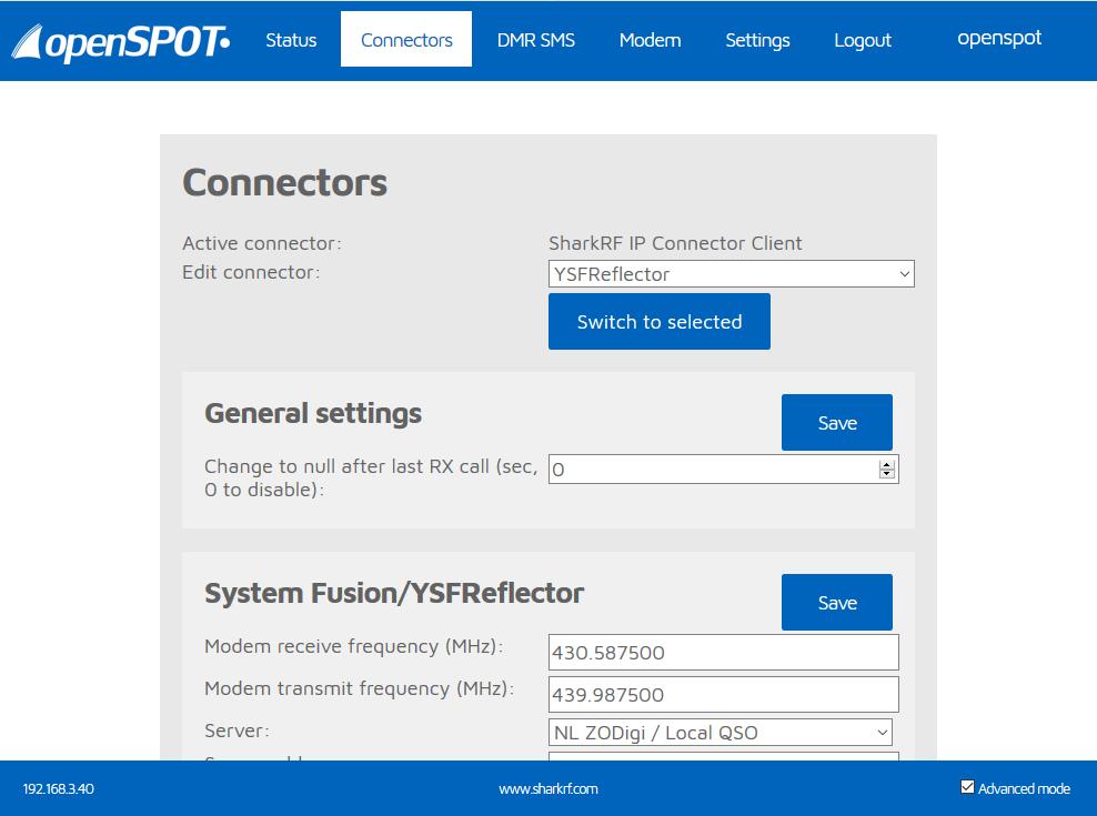 Hardware software variant OpenSPOT LAN