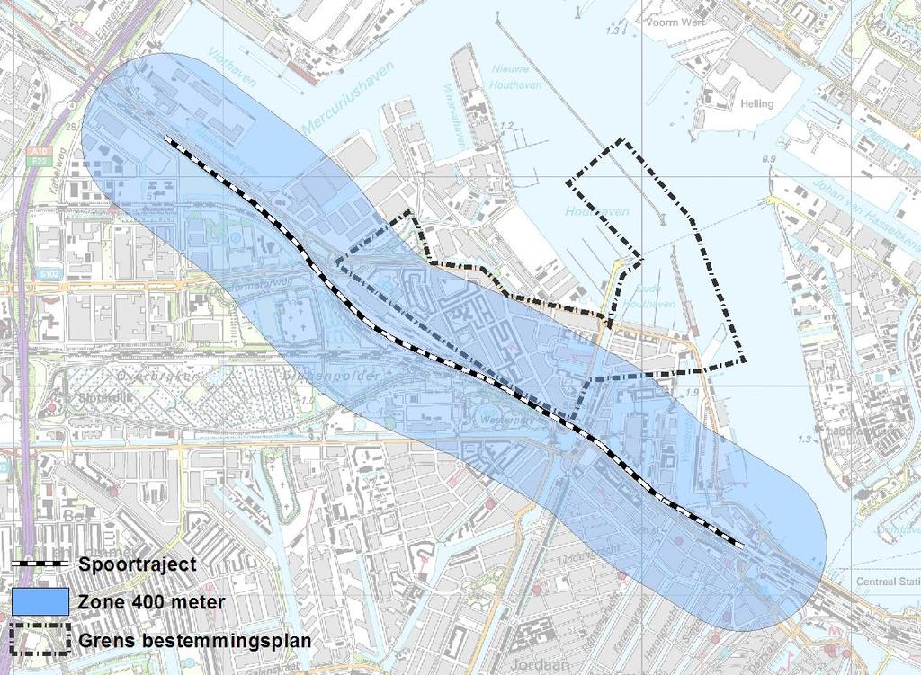 Externe veiligheid bestemmingsplan Spaarndammers en Zeehelden 12 overzicht van de gedefinieerde gebieden en veronderstelde aantallen