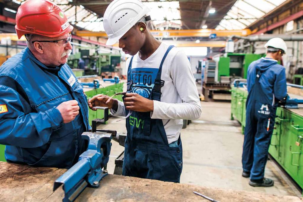 bliksemstage stap 3 De geur van een fabriek of van de ontwerpafdeling: