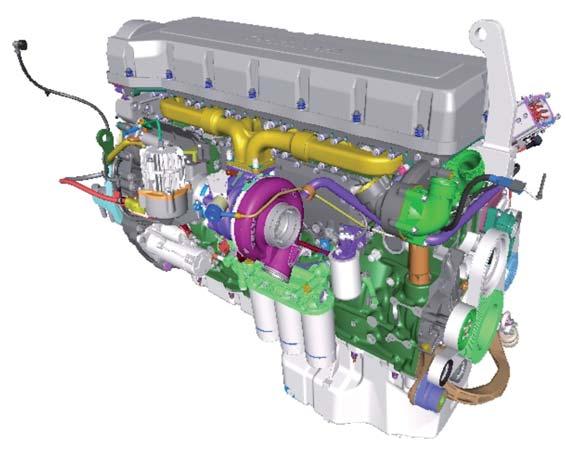 Zoals het nu lijkt gaat Volvo aan kop met de D16G-krachtbron. Deze 6-cilinder is leverbaar in een 540, 600 en 700 pk-versie.
