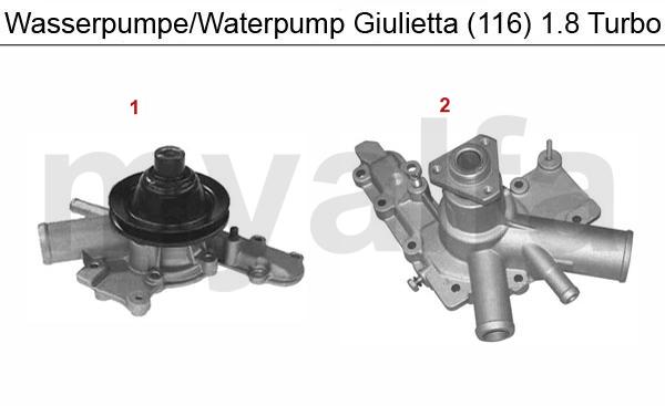 1 262510 Waterpomp 75,Alfetta, Giulietta.GTV(116) 1.6/1.8/2.