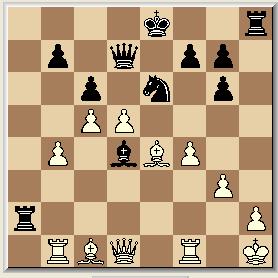 Topalov blijft trouw aan zijn plan Kramnik in de opening voor een verrassing te plaatsen, hem daarmee dwingend direct al te moeten nadenken.