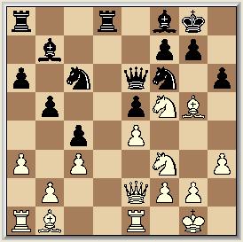 Brissago, 3 oktober 2004 Partij 6 20. Tad1, Le7 21. Lb1 en de witte loper blijft opgesloten. 20 h7-h6 V. Kramnik P.
