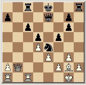 Db3xc3 13 De partij lijkt vervelend 13 f7-f5!? Zwart wil niet blijven stil zitten, dus bouwt hij een stonewall, maar dan zonder een slechte loper op c8.